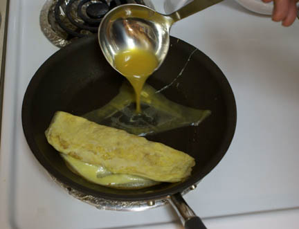 Egg in pan 4