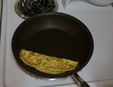 Egg in pan 3