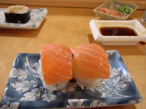 nigiri sushi pair